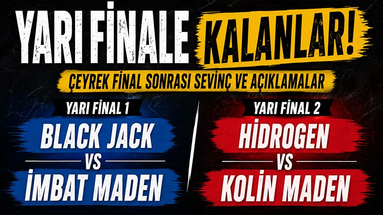 Dev Kapışma Yeniden Sahnede: İmbat ile Black Jack Bu Kez Yarı Finalde Karşı Karşıya