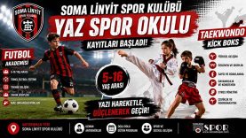 Soma Linyit Spor Kulübü'nde Yaz Spor Okulu Kayıtları Başladı