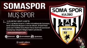 Somaspor-Muşspor Maçını Eskişehirli Hakem Yönetecek