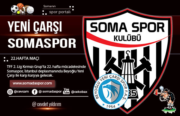 Beyoğlu Yeni Çarşı-Somaspor Maçının Hakemleri Belli Oldu