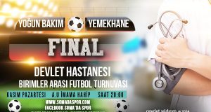 Devlet Hastanesi Birimler Arası Futbol Turnuvası’nda Finalin Adı Belli Oldu.