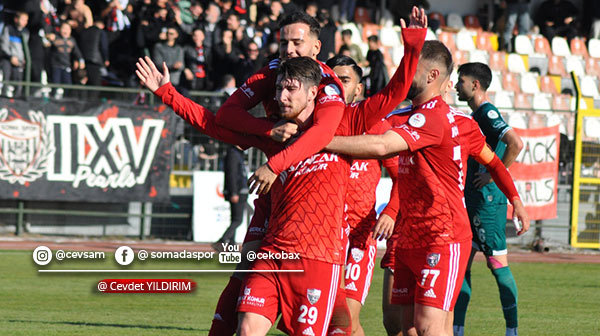 Dumanlı Kent’in Puslu Çocukları Devreyi Zaferle Kapattı: Somaspor 4-0 Giresunspor