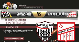 Somaspor 2.Hazırlık Maçını Ayvalıkgücü Bld.Spor İle Oynadı