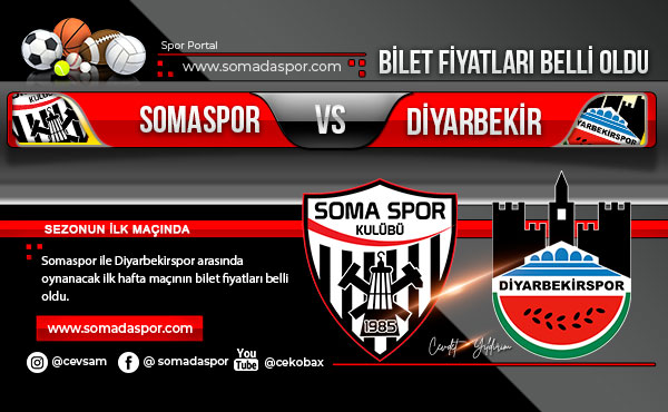 Somaspor-Diyarbekirspor Maçının Bilet Fiyatları