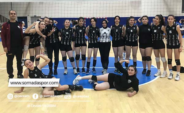 Somaspor Genç Kızlar Voleybol Takımı Galibiyetle Başladı