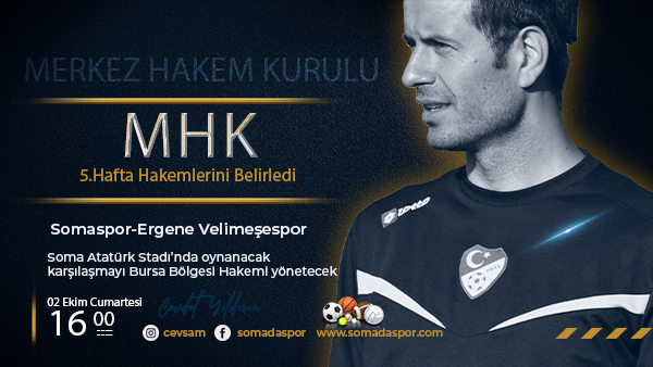 Velimeşe Spor Maçımızın Hakemleri Belli Oldu